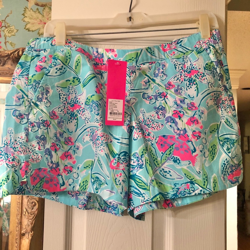 Lilly Pulitzer ocean view shorts board Bay breeze